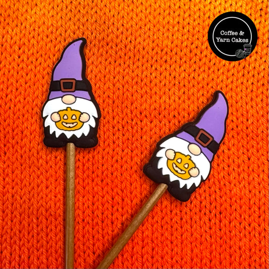 Pumpkin Gnomes Stitch Stoppers 1 Pair