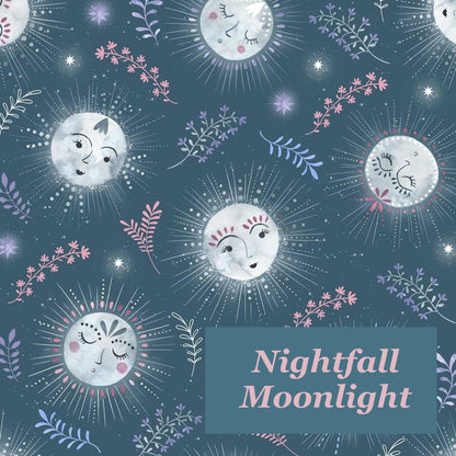 Nightfall Moons Zipped Project Bags - Large Size