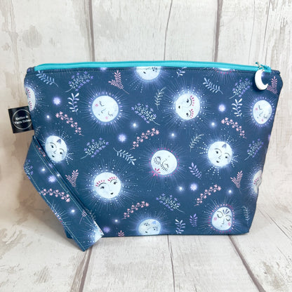 Nightfall Moons Zipped Project Bags - Large Size