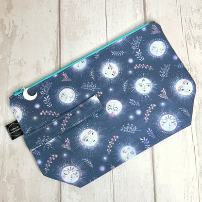 Nightfall Moons Zipped Project Bags - Large Size