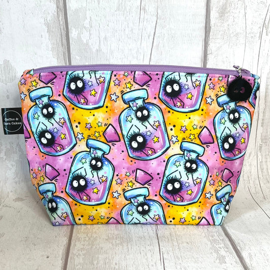 Sac de projet zippé en pots de poussière de suie Susuwatari - Taille petite/chaussette