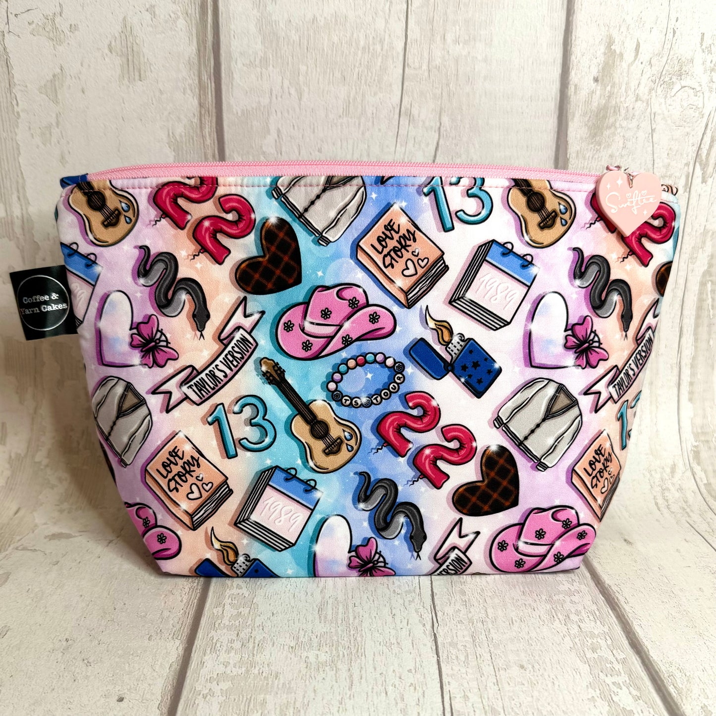 Eras Swiftie Zipped Project Bag - Small/Sock Size