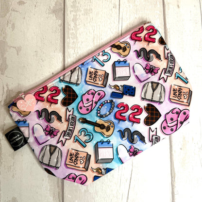 Eras Swiftie Zipped Project Bag - Small/Sock Size