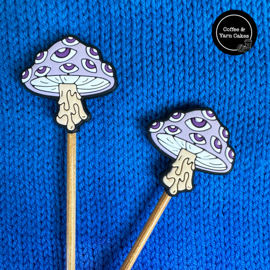 Creepy Mushroom Stitch Stoppers 1 Pair