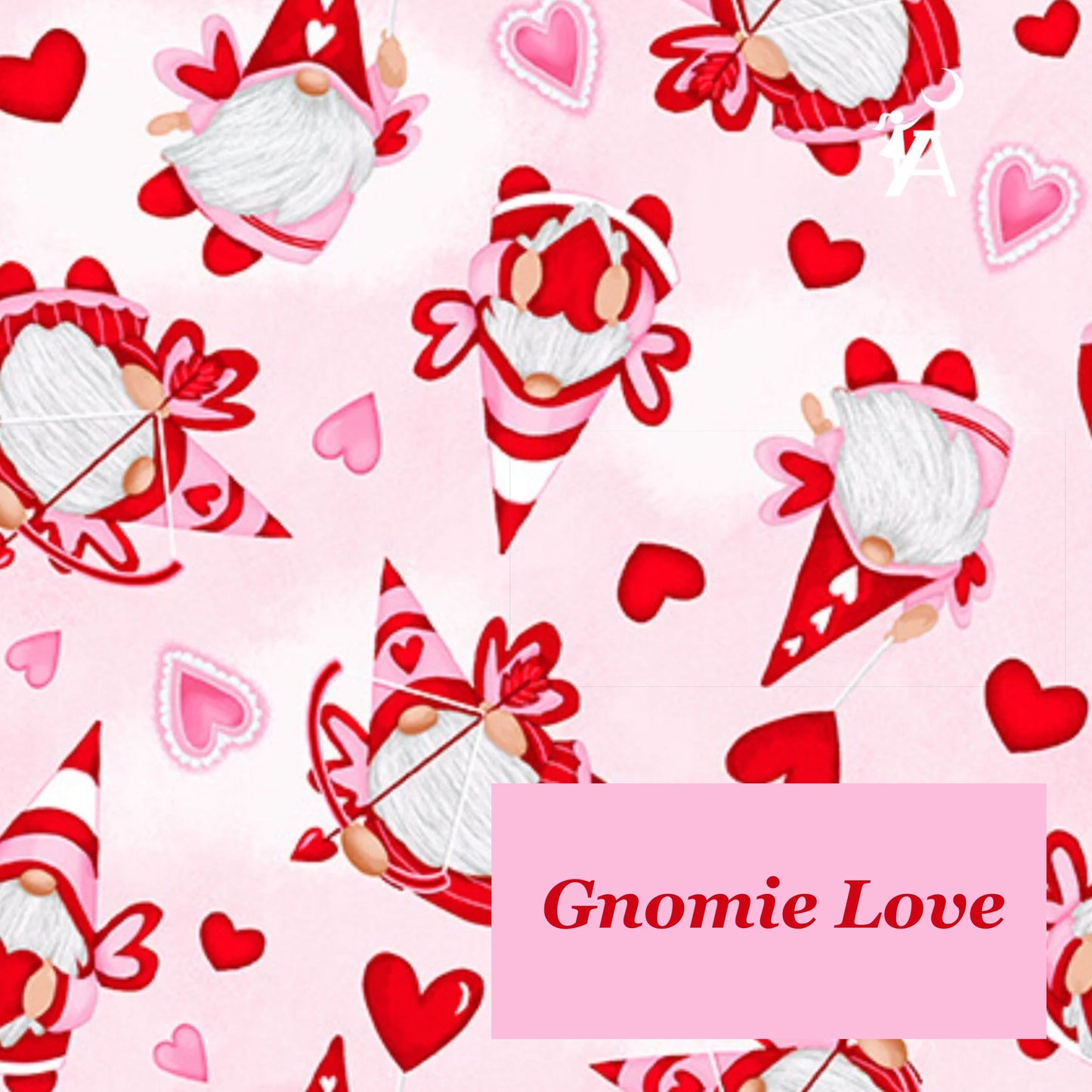 Gnomie Love Zipped Notions Hook DPN Pouch/Case