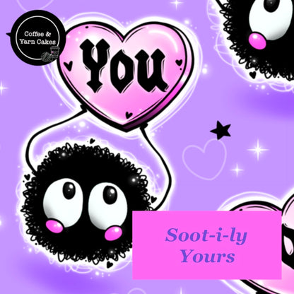 Soot-i-ly Yours Zipped Project Bag - Small/Sock Size