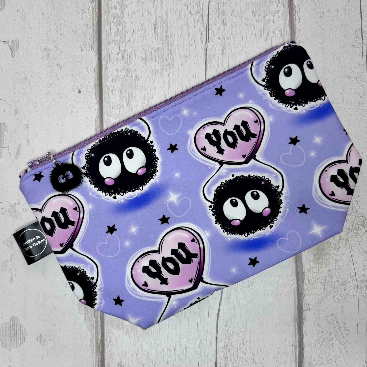 Soot-i-ly Yours Zipped Project Bag - Small/Sock Size