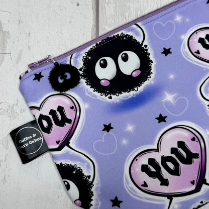 Soot-i-ly Yours Zipped Project Bag - Small/Sock Size