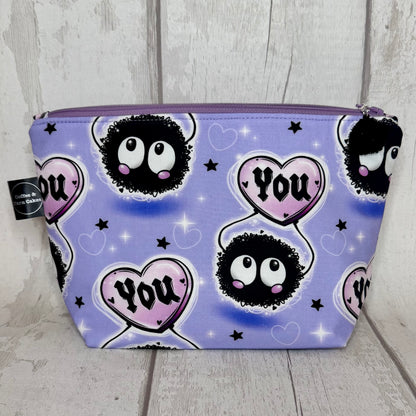 Soot-i-ly Yours Zipped Project Bag - Small/Sock Size