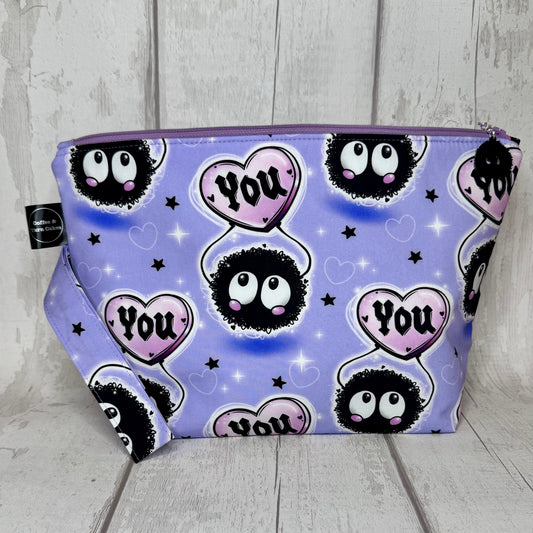 Soot-i-ly Yours Zipped Project Bag - Large Size