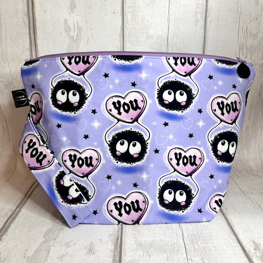 Soot-i-ly Yours Zipped Project Bag - Extra Large Size