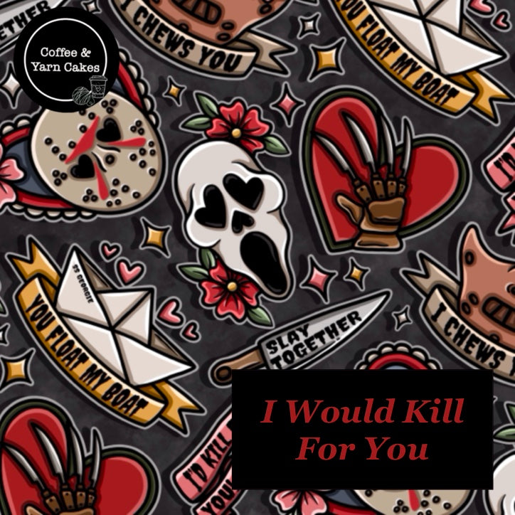 I Would Kill For You Horror Project Bag - Small/Sock Size